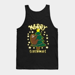 Merry Slothmas Tank Top